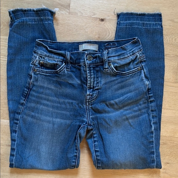 7 for all mankind‎ b(air) ankle skinny jean Size 25 - Picture 1 of 7
